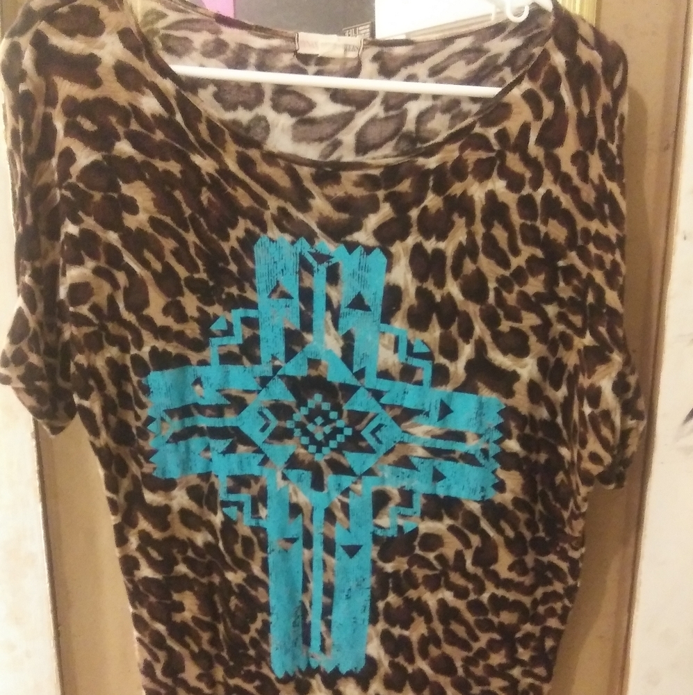 Butterfly cheetah top